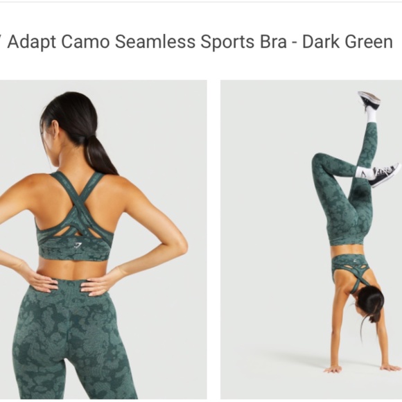 AdaptCamo Sportsbra Obsidian Green Size L! - Picture 2 of 10
